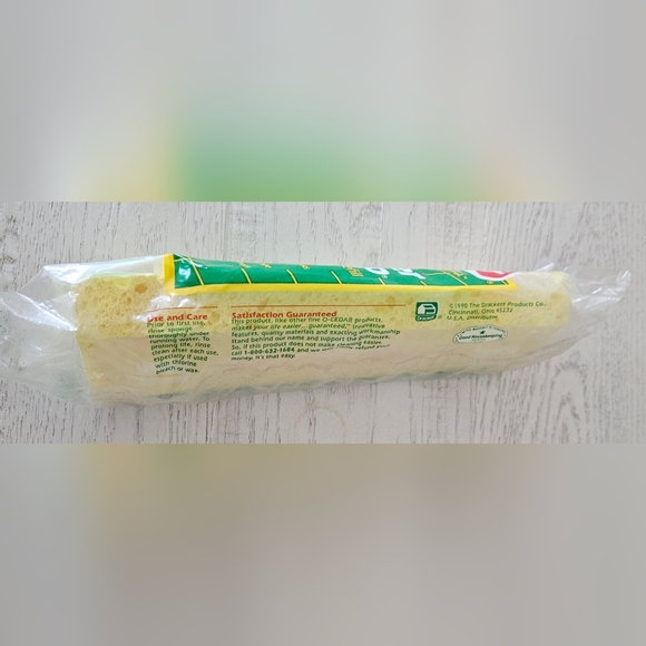 Vintage New Old Stock O-Cedar POWER STRIP Sponge Mop Refill New Old Stock - Picture 2 of 5